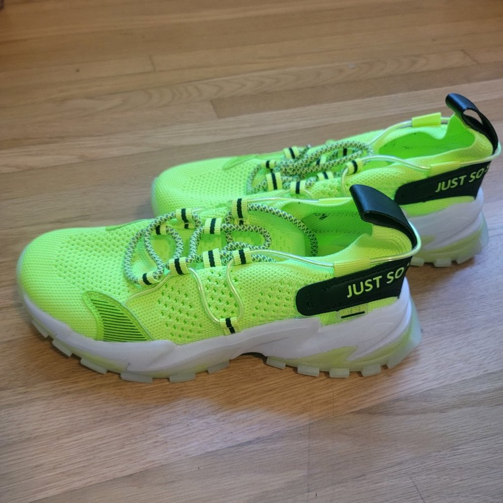 Just So So Neon Yellow Running shoe size 38   7